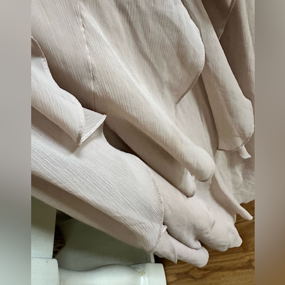 Vera Wang chiffon maxi dress, size 2 - Picture 6 of 11